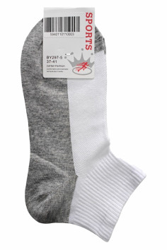 Шкарпетки короткі бавовняні сіточка з сірою підошвою InSecret AY138-2  — купити в InSecret.ua 2
