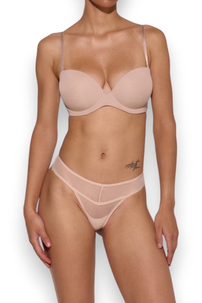 Трусики-стринг из микросетки Luna L5167BR-M Torres | InSecret.ua