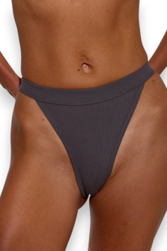 Трусики-стринг хлопковые в рубчик Luna L5157BR-M Rubus | InSecret.ua