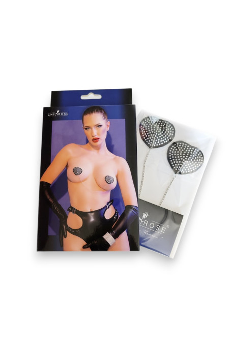 Накладки на груди з кристалами Obsessive Mistiqua  — купити в InSecret.ua