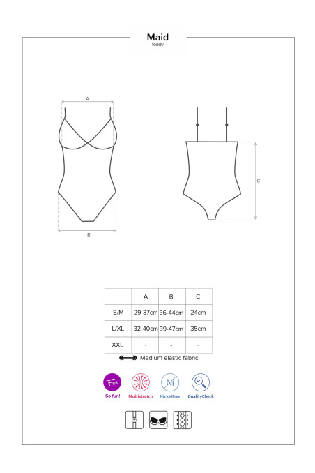 Ігровий костюм покоївки Obsessive Maid costume  — купити в InSecret.ua