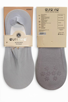 Следы сеточка бесшовные глубокие NOVITI SN023 LOW LASER FEET 2