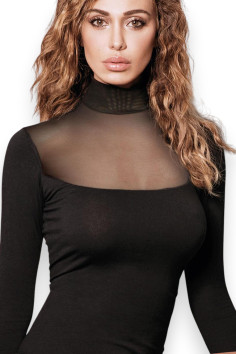 Боди-лонгслив женский хлопковый JADEA 4154 Body Scollo lollo | InSecret.ua