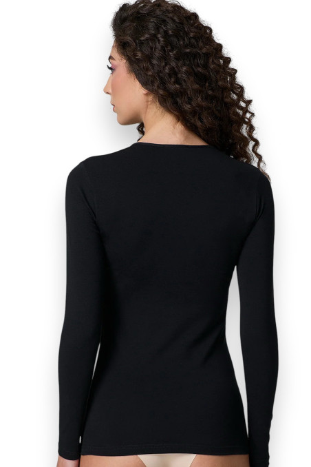 Боді-лонгслів жіночий бавовняний JADEA 4154 Body Scollo lollo  — купити в InSecret.ua