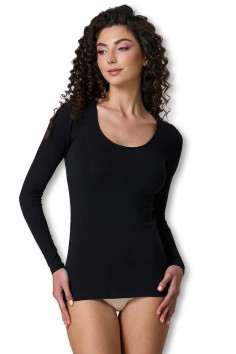 Боді-лонгслів жіночий бавовняний JADEA 4154 Body Scollo lollo  — купити в InSecret.ua 2
