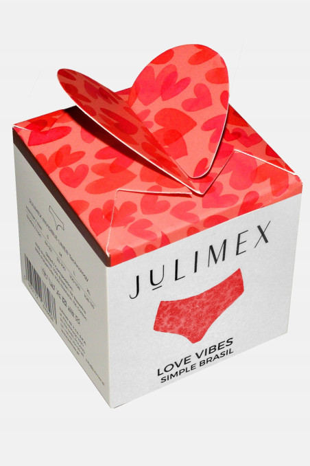 Трусики бесшовные с принтом Сердца Julimex Brasil Kiss Me | InSecret.ua