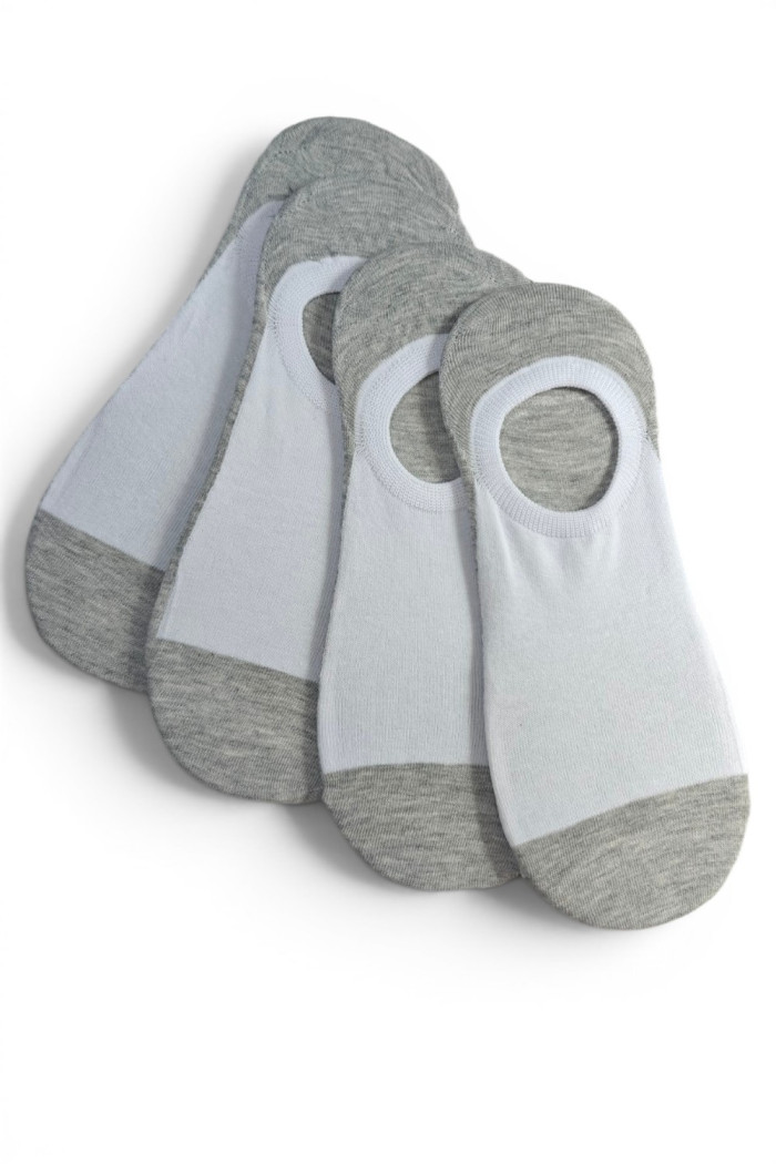 Сліди чоловічі бавовняні з силіконом Aura.Via FDD302 Cotton (3 пари)  — купити в InSecret.ua