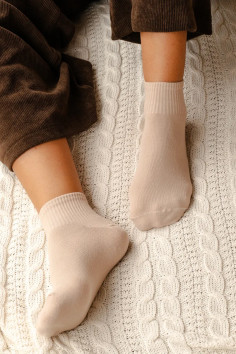Шкарпетки короткі з резинкою в рубчик MasterStep 0220 Unisex (2 пари) — купити в InSecret.ua