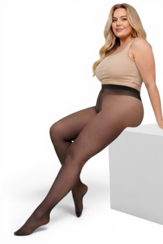 Колготки великого розміру без шортиків GIULIA Prestige 20 Plus Size — купити в InSecret.ua