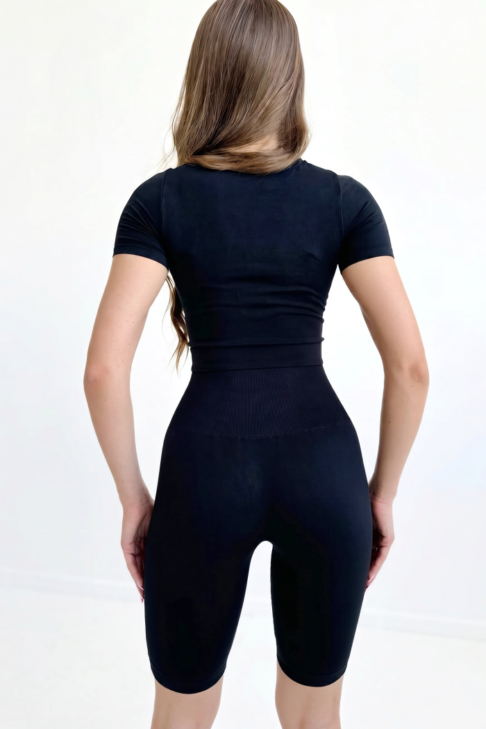Велосипедки безшовні з широким поясом InSecret TRACKS High Waisted — купити в InSecret.ua