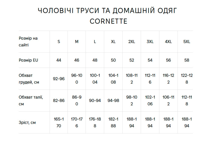 Футболка чоловіча великого розміру Cornette 202 Authentic — купити в InSecret.ua