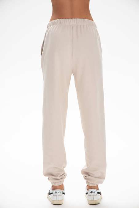 Джогери жіночі колекція Cotton Fleece, тауп — купити в InSecret.ua