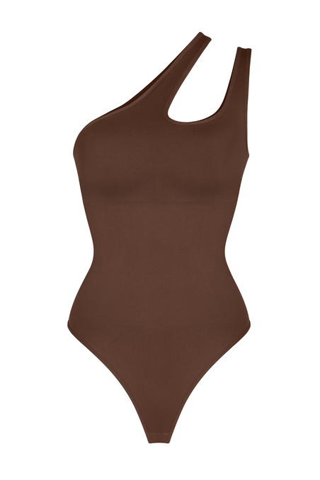 Коригуюче боді на одне плече з утяжкою German Volf MT230353-BN6 — купити в InSecret.ua