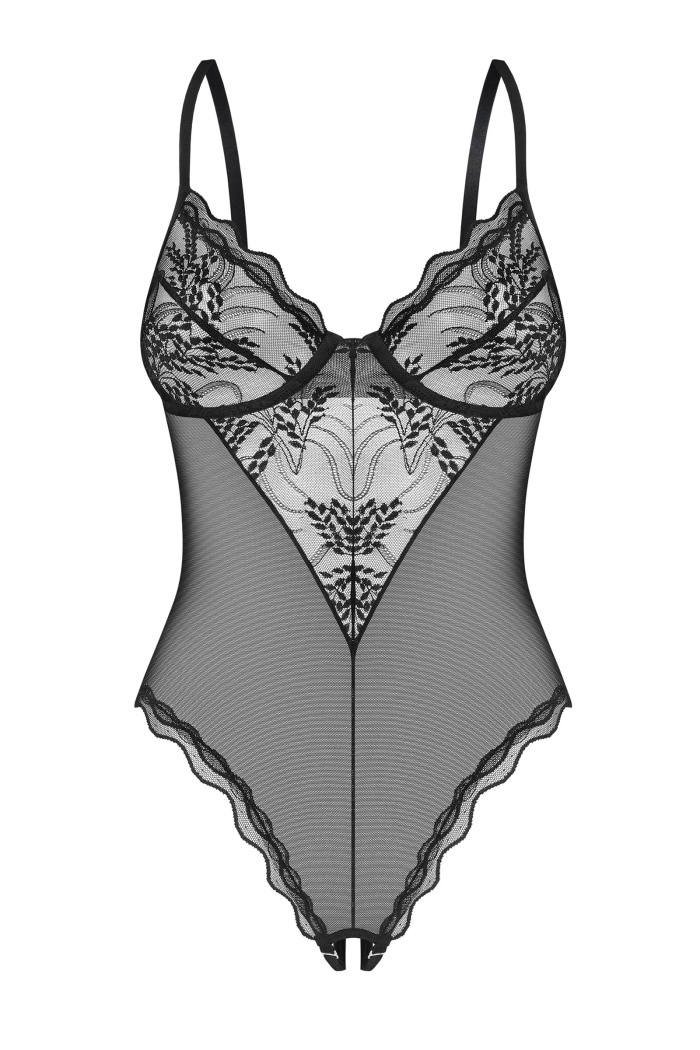 Боди кружевое с доступом Obsessive Perisia Teddy | InSecret.ua