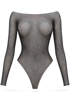 Боді-сітка з вирізом Obsessive B335 — купити в InSecret.ua 2