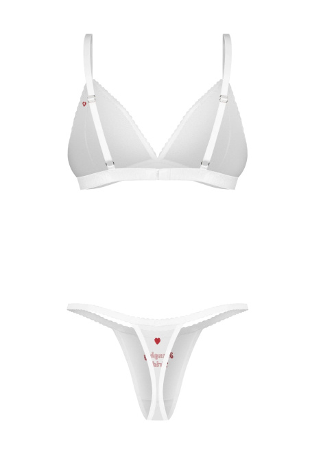 Комплект білизни прозорий Obsessive Latinesa set — купити в InSecret.ua