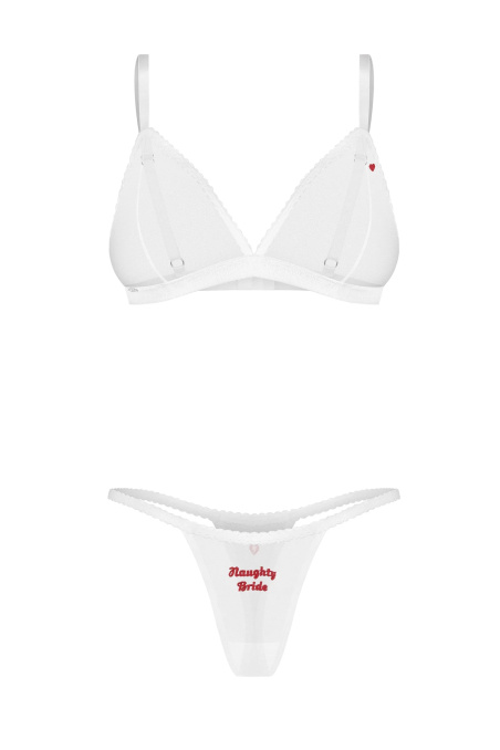 Комплект білизни прозорий Obsessive Latinesa set — купити в InSecret.ua