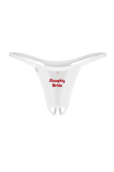 Трусики-міні з еластичними смужками Obsessive Arrowel White — купити в InSecret.ua 2