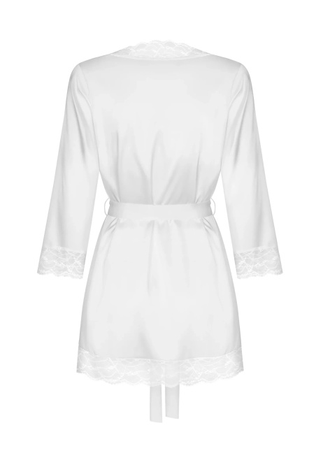 Халатик-пеньюар з мереживом Obsessive Weddya peignoir — купити в InSecret.ua
