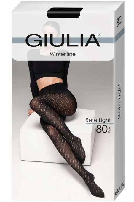 Колготки з візерунком "сердечка" GIULIA Eva 01 — купити в InSecret.ua