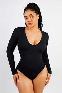 Корректирующее боди с длинным рукавом Deep Sculpt German Volf MT230230-BK1 | InSecret.ua