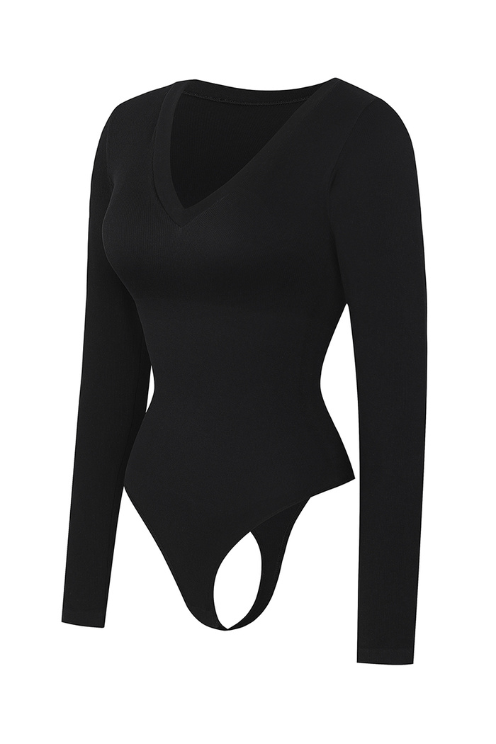 Корректирующее боди с длинным рукавом Deep Sculpt German Volf MT230230-BK1 | InSecret.ua