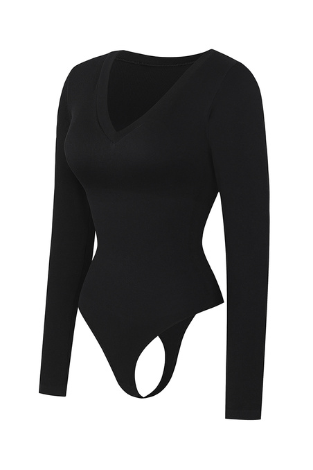 Корректирующее боди с длинным рукавом Deep Sculpt German Volf MT230230-BK1 | InSecret.ua
