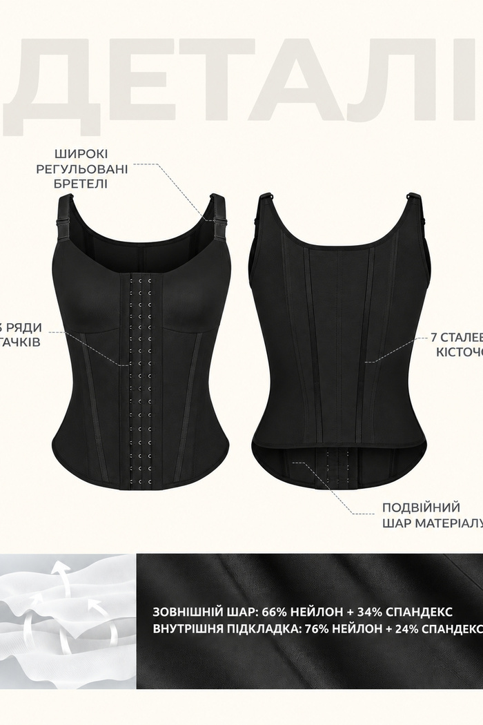 Корсет корректирующий Shape Control German Volf MT250013-BK1 | InSecret.ua