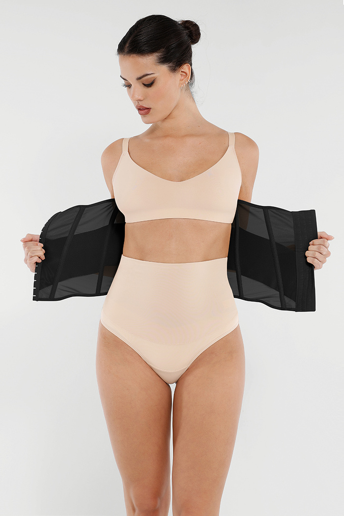 Черный корректирующий корсет для талии с высокой компрессией German Volf Shape Control | InSecret.ua