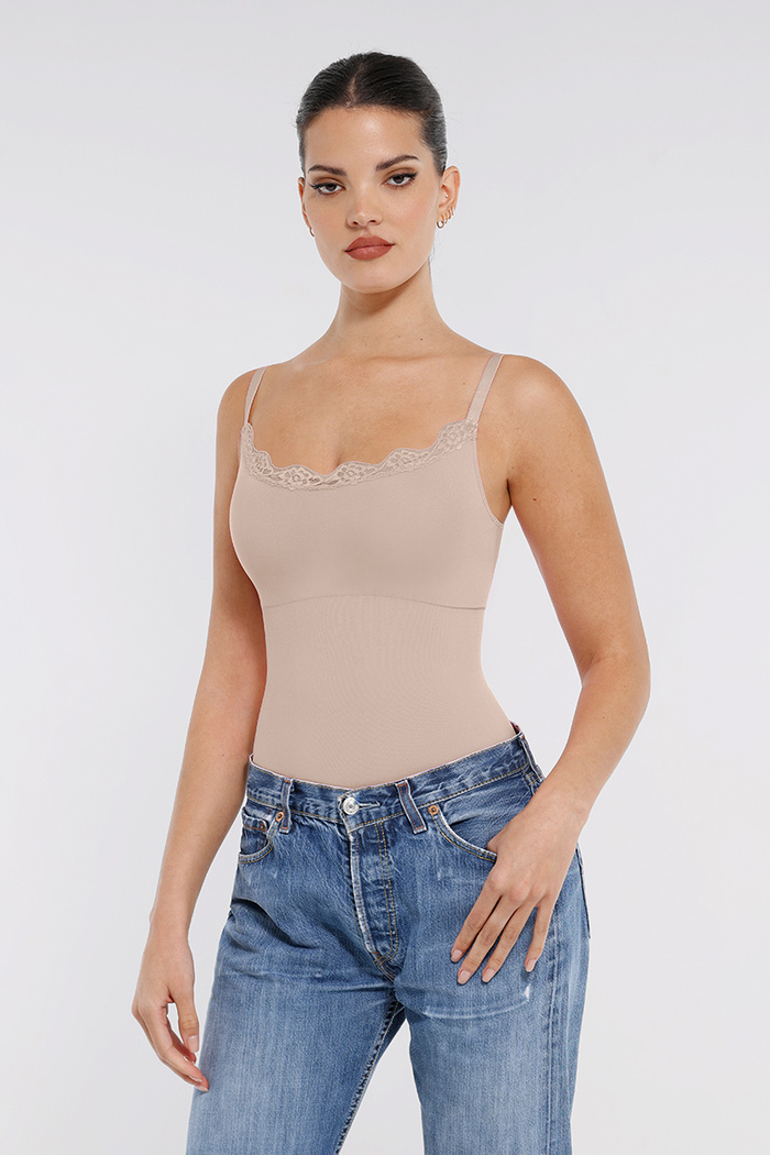 Коригуюче боді з мереживом  German Volf MT250021-SK8 — купити в InSecret.ua