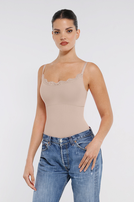 Коригуюче боді з мереживом  German Volf MT250021-SK8 — купити в InSecret.ua