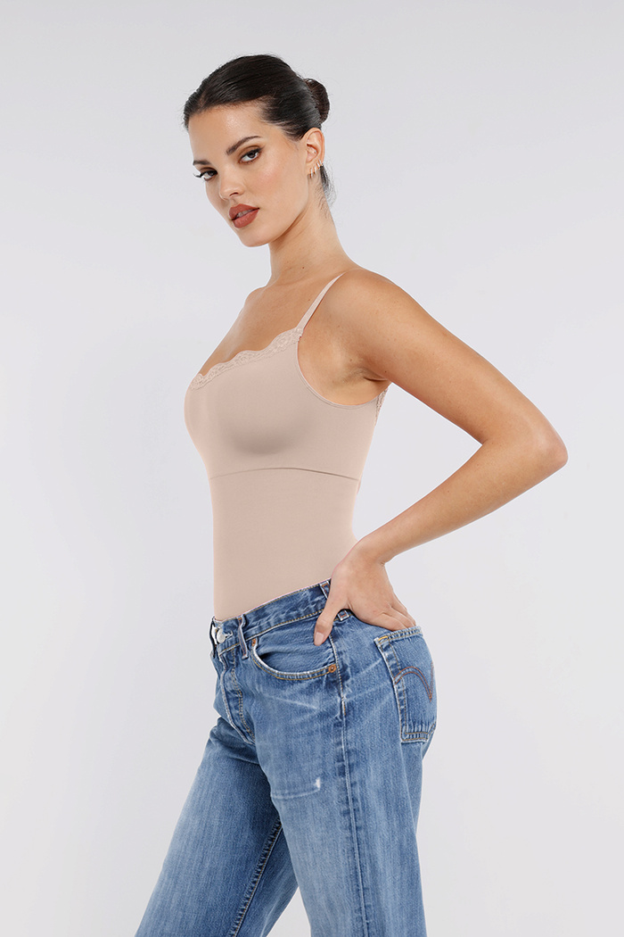 Коригуюче боді з мереживом  German Volf MT250021-SK8 — купити в InSecret.ua