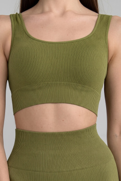 Топ на широких бретелях в рубчик GIULIA Top Rib | InSecret.ua