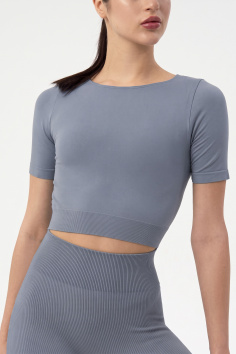 Топ безшовний з короткими рукавами Giulia Crop T-Shirt — купити в InSecret.ua
