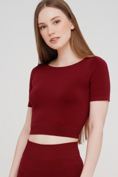 Топ бесшовный с короткими рукавами Giulia Crop T-Shirt | InSecret.ua