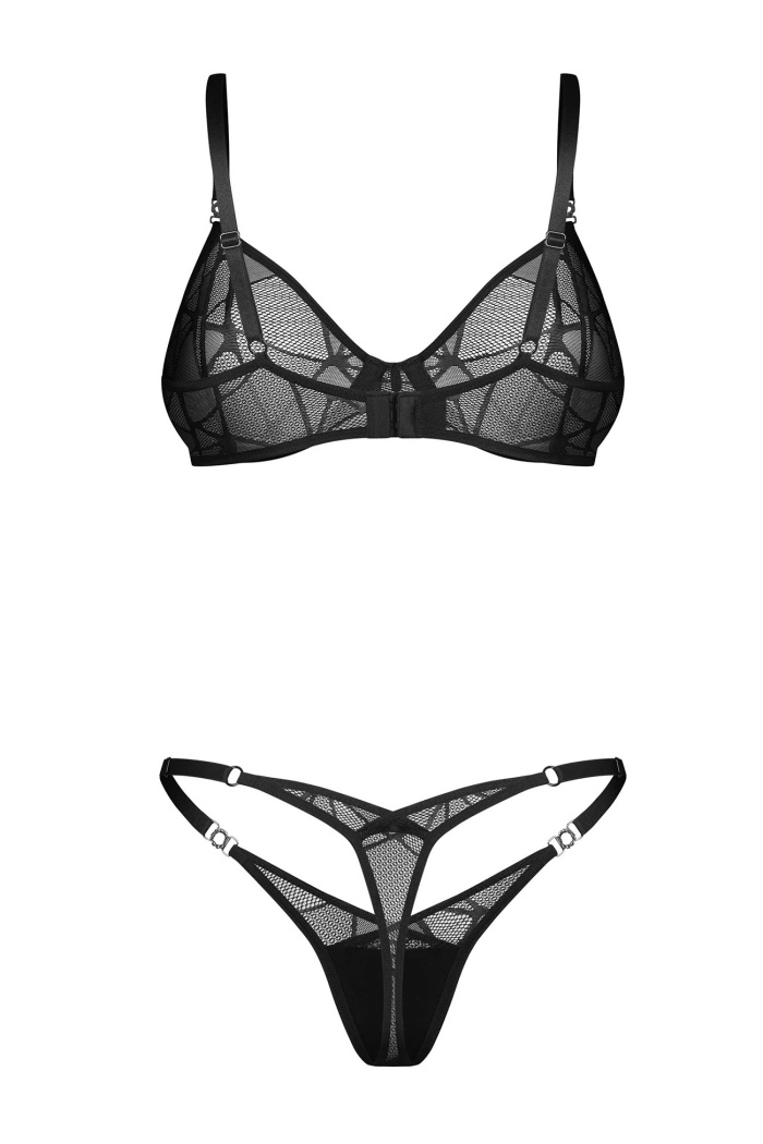 Комплект білизни мереживний Obsessive Olianna Set — купити в InSecret.ua