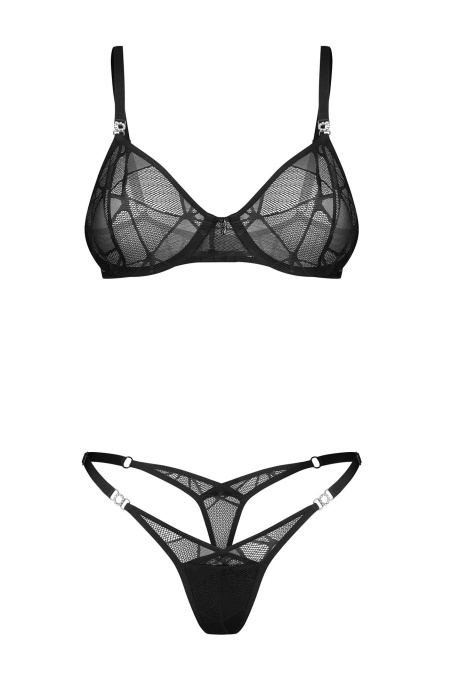 Комплект білизни мереживний Obsessive Olianna Set — купити в InSecret.ua