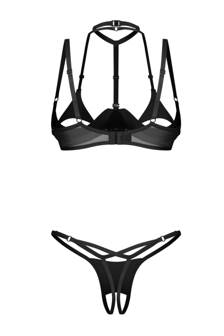 Комплект відкритий з ефектом мокрої шкіри Obsessive Rolleya Set Otwarty — купити в InSecret.ua