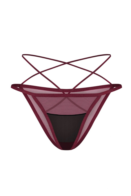 Трусики-міні з еластичними ремінцями Obsessive Parisel Mini Panties — купити в InSecret.ua