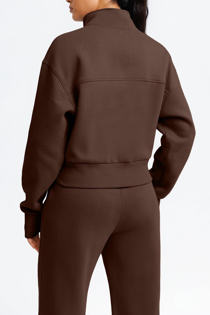 Жіноча утеплена спортивна кофта GVS Urban Warm, шоколад — купити в InSecret.ua