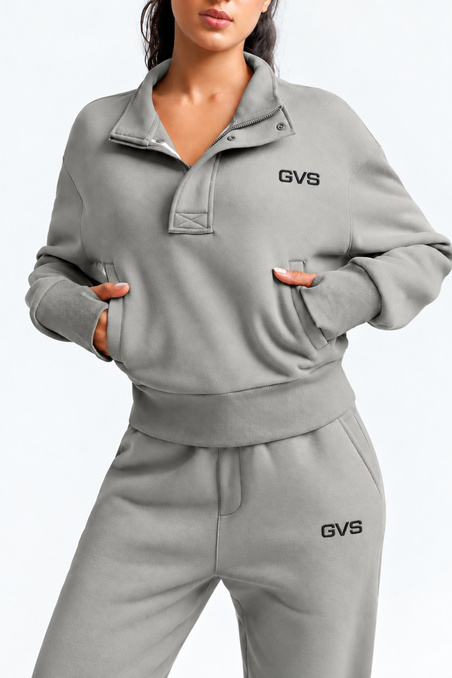 Жіноча утеплена спортивна кофта GVS Urban Warm, сірий — купити в InSecret.ua
