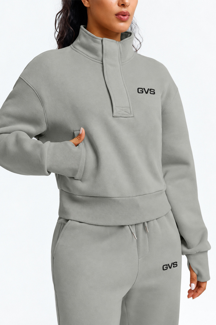Жіноча утеплена спортивна кофта GVS Urban Warm, сірий — купити в InSecret.ua