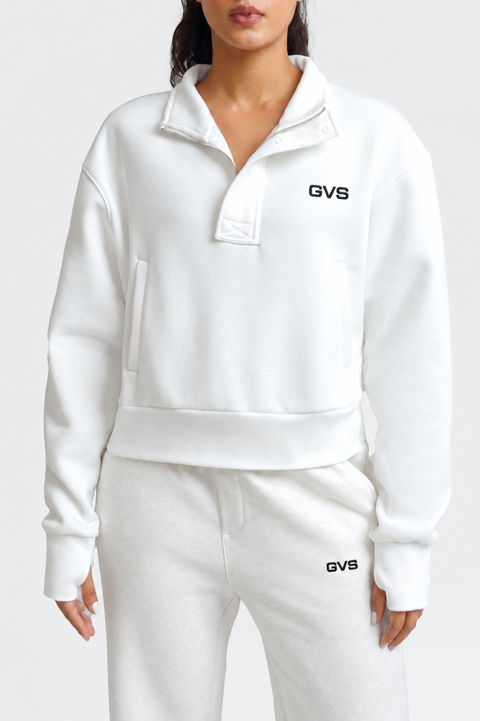 Жіноча утеплена спортивна кофта GVS Urban Warm, білий — купити в InSecret.ua