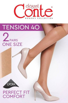 Гольфи жіночі прозорі Conte Tension 20 (2 пари) — купити в InSecret.ua