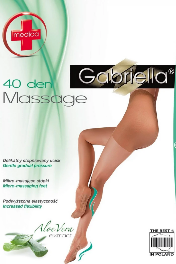 Колготки противоварикозные Gabriella Medica Massage 40d
