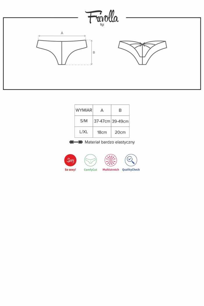 Трусики оригінальні Obsessive Frivolla panties