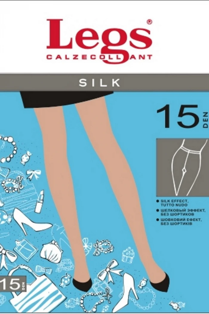 Колготки шелковистые Legs 201 SILK 15d