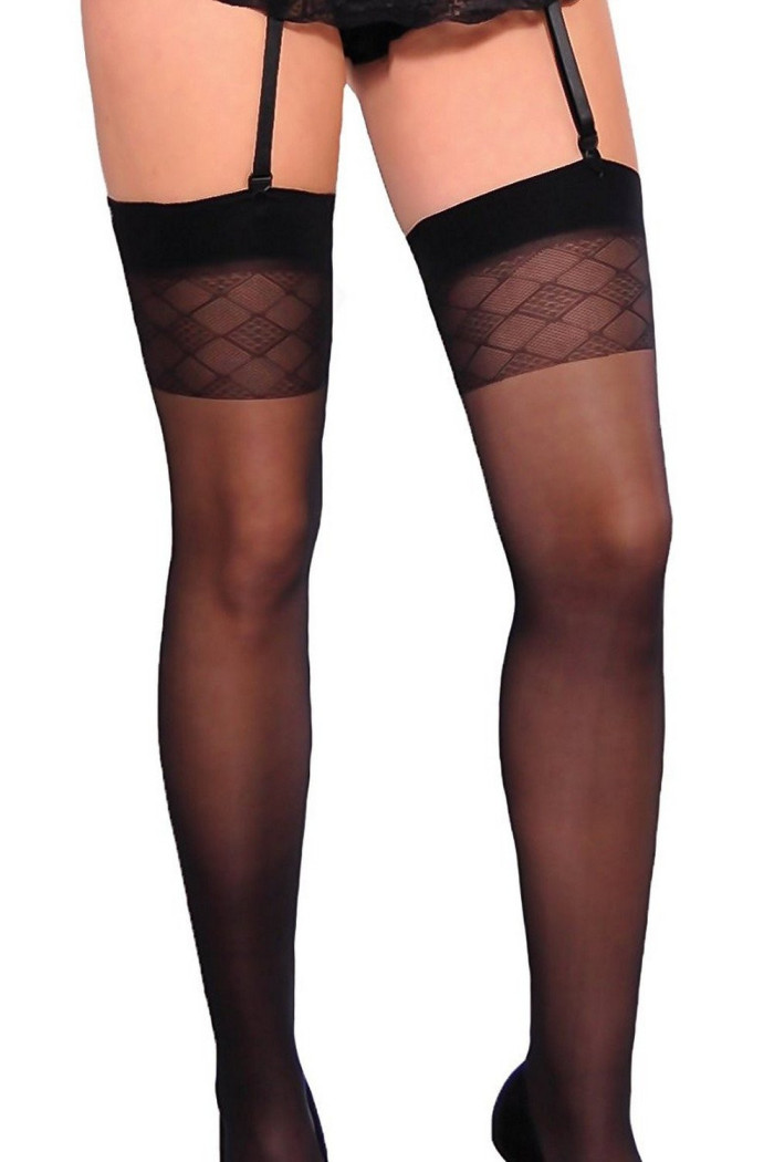 Чулки под пояс большого размера Gabriella Anika 20 den plus size