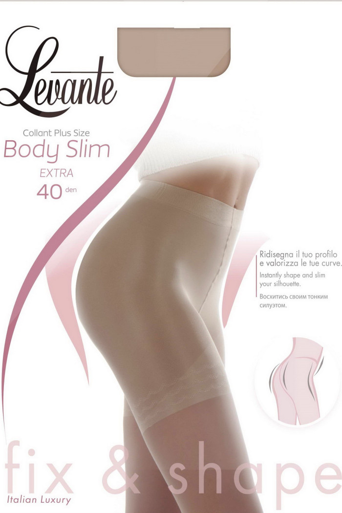 Колготки корректирующие большого размера Levante BODY SLIM 40 EXTRA