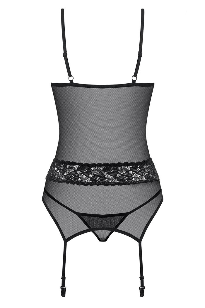 Корсет м'який з трусиками Obsessive 812-COR-1 corset